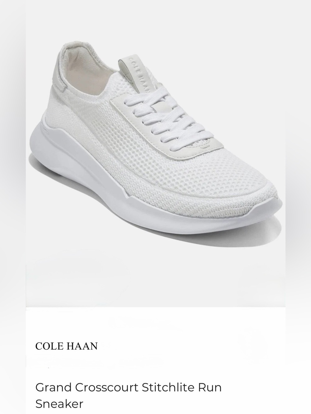 NWOT Cole Haan Grand Crosscourt Stitchlite Run Sneaker